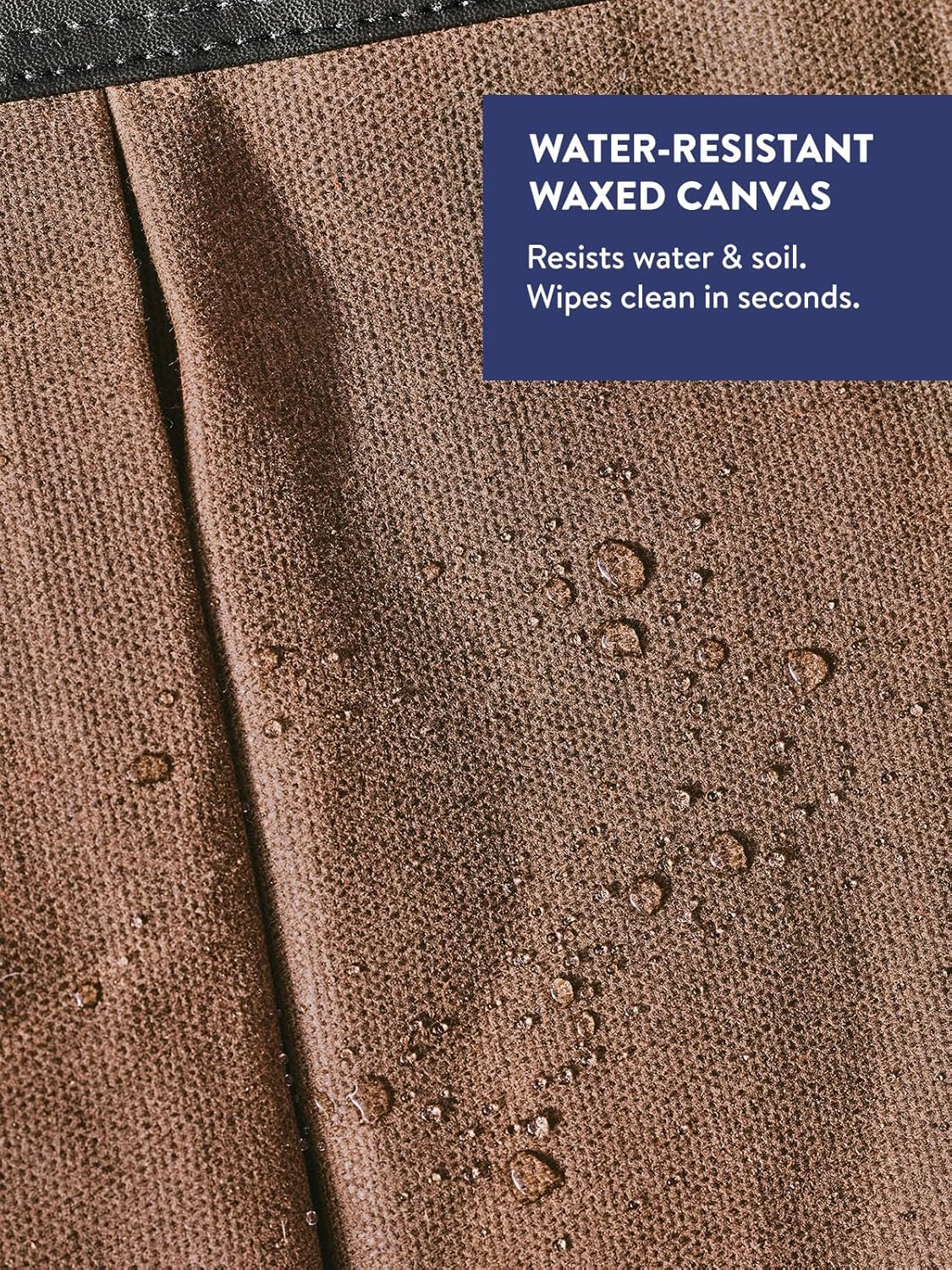 Burpee Waxed Canvas Garden Tool Tote | Heavy-Duty Tote Bag Storage Organizer for Gardening Tools | Great Gift for Gardeners | Canvas Tote Bag Caddy 8 Exterior Pockets for Tool Storage, 12" H x 14.5" W